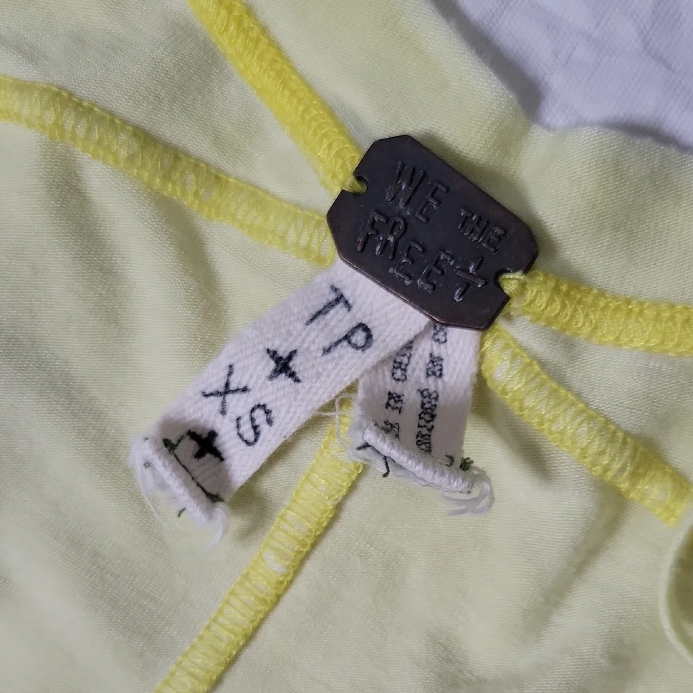 We The Free Light Yellow Short Sleeve Tee - Picture 2 of 5